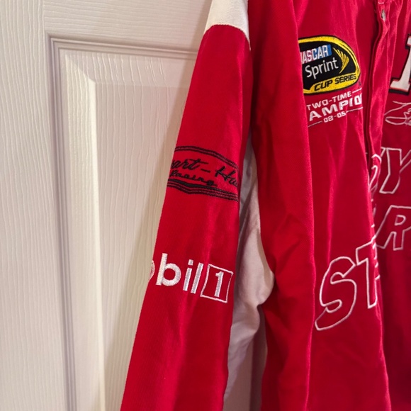 NASCAR Tony Stewart Office Depot #14 Race Car Racing Jacket Retro Size XXL - Picture 3 of 16